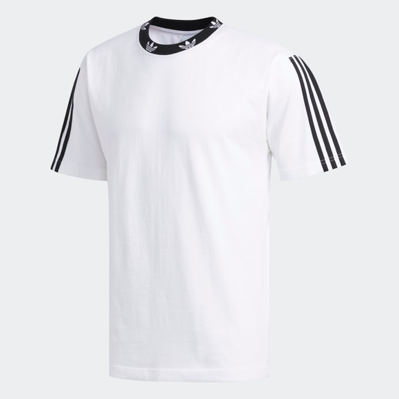 NWOT adidas x UO Trefoil Ribbed Collar Tee - Picture 6 of 13
